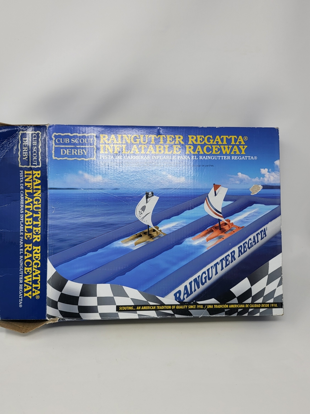 Cub Scout Derby Raingutter Regatta Inflatable Raceway - Blue